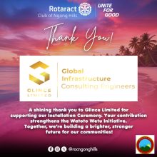  Rotaract Club Of Ngong Hills President  Installation Ceremony