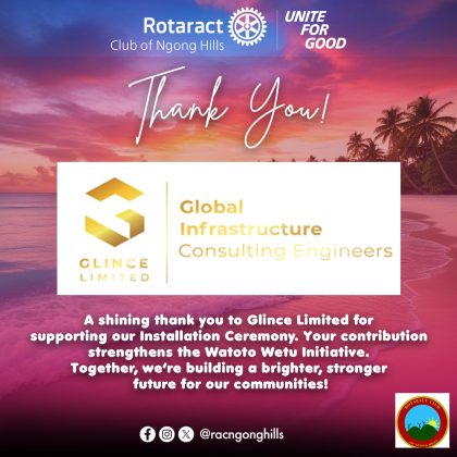  Rotaract Club Of Ngong Hills President  Installation Ceremony